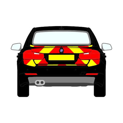 BMW 3 Series F30 Mk6 Saloon Rear Chevrons (2012-2018)