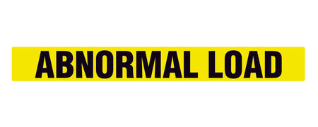 Abnormal Load Sign - Decal - Sticker