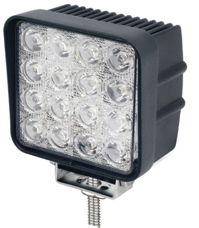 10-30v 16 x 3w Square Work Flood Lamp