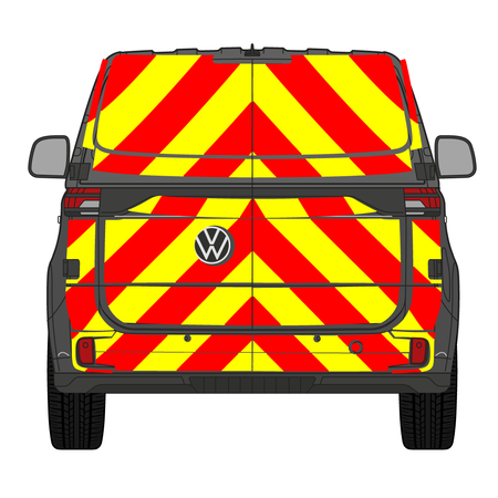 ID Buzz Barn Doors Rear Chevrons (2022+)