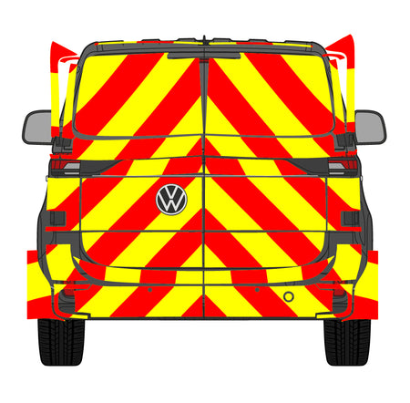 ID Buzz Barn Doors Rear Chevrons (2022+)