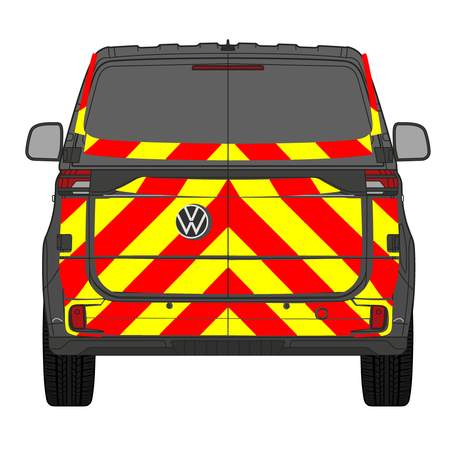 ID Buzz Barn Doors Rear Chevrons (2022+)