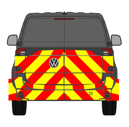 ID Buzz Barn Doors Rear Chevrons (2022+)