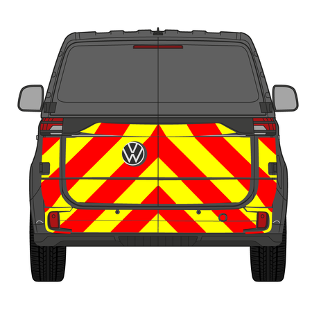 ID Buzz Barn Doors Rear Chevrons (2022+)