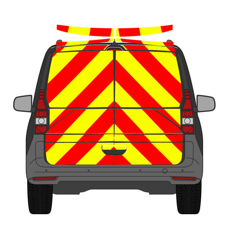Full Rear Chevron Volkswagen Caddy Mk4 Standard Roofs Tailgate (2021+) – Chapter 8 Shop