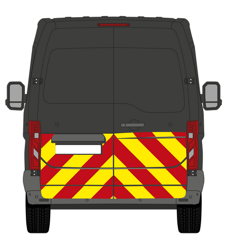 Renault Master Medium Roof H2 2024+ - NO BADGE Cut out