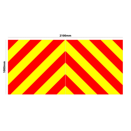 Custom Chevron 2100mm x 1000mm