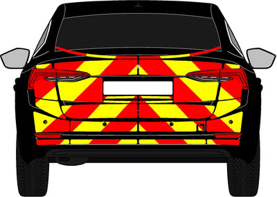 Skoda Octavia Mk4 VRS Estate Rear Chevrons (2019+)