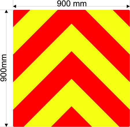 Custom Chevron 900mm x 900mm