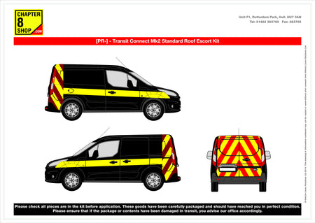 Ford Transit Connect Standard Roofs MK2 Chapter 8 Escourt Vehicle Specification Kit