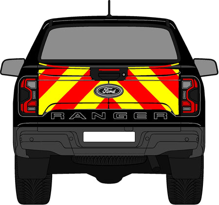 Ford Ranger Pickup Rear Chevrons (2023+)