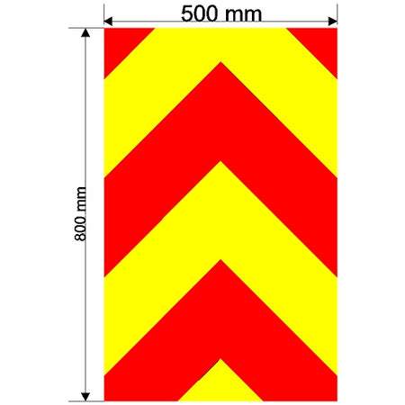 Custom Chevron 500mm x 800mm