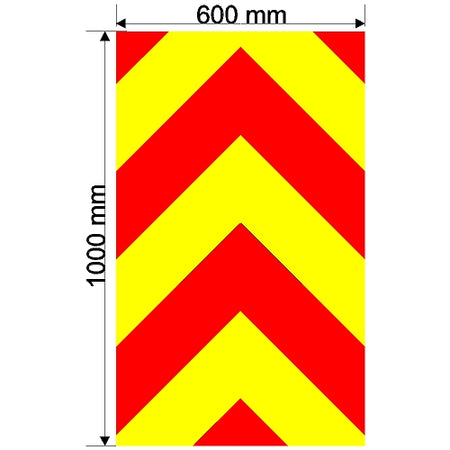 Custom Chevron 600mm x 1000mm