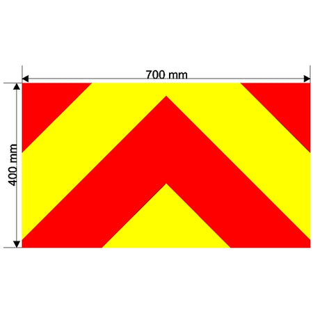 Custom Chevron 700mm x 400mm