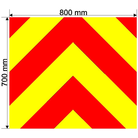 Custom Chevron 800mm x 700mm