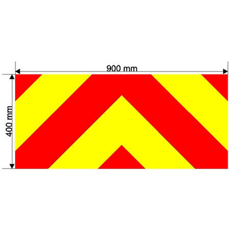 Custom Chevron 900mm x 400mm