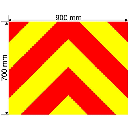 Custom Chevron 900mm x 700mm