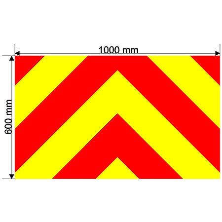 Custom Chevron 1000mm x 600mm