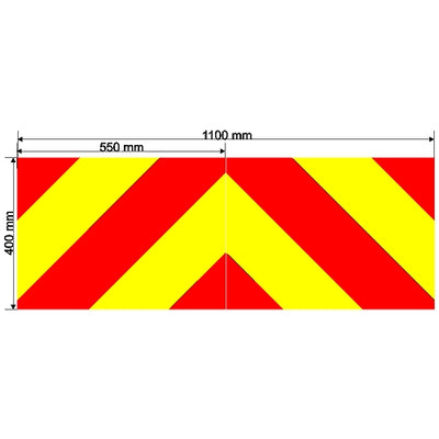 Custom Chevron 1100mm x 400mm