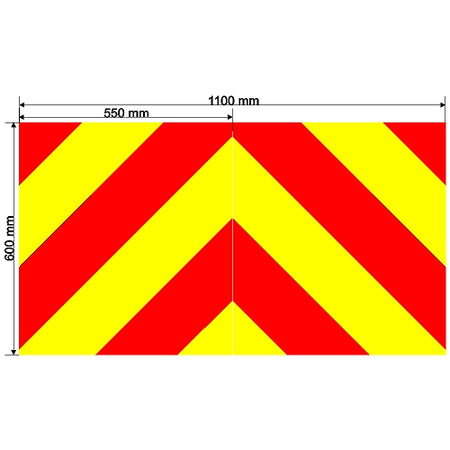 Custom Chevron 1100mm x 600mm