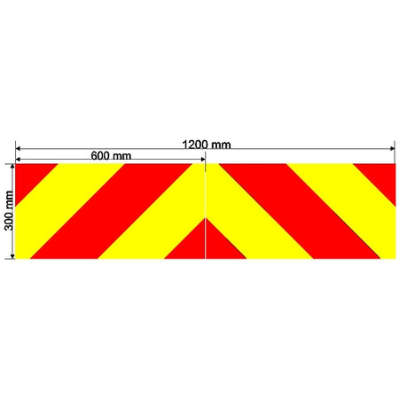 Custom Chevron 1200mm x 300mm