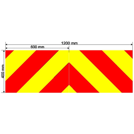 Custom Chevron 1200mm x 400mm