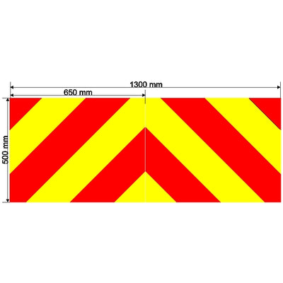 Custom Chevron 1300mm x 500mm