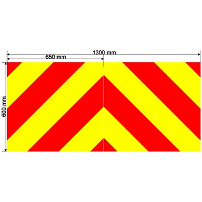 Custom Chevron 1300mm x 600mm