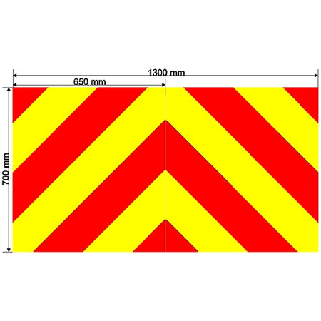 Custom Chevron 1300mm x 700mm