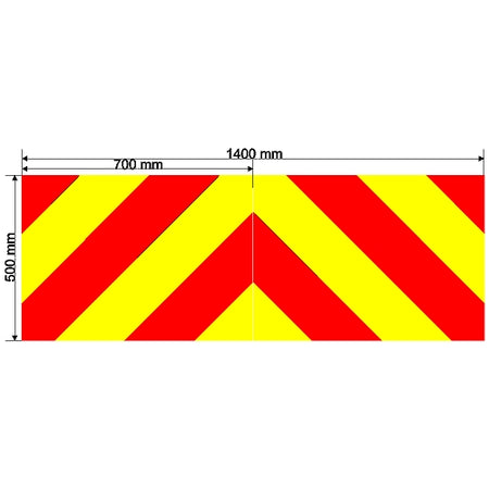 Custom Chevron 1400mm x 500mm