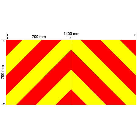 Custom Chevron 1400mm x 700mm