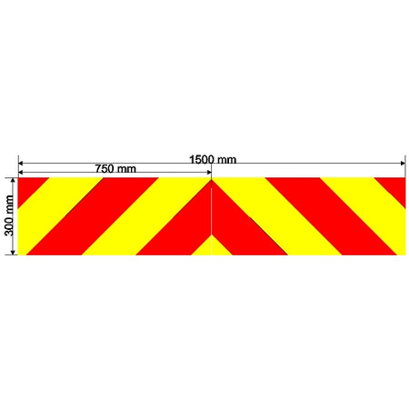 Custom Chevron 1500mm x 300mm