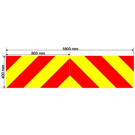 Custom Chevron 1600mm x 400mm