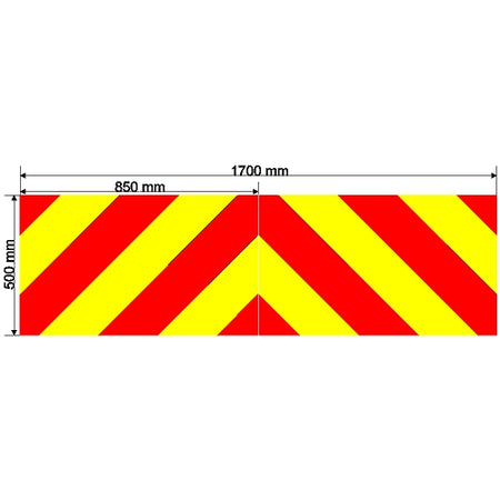 Custom Chevron 1700mm x 500mm