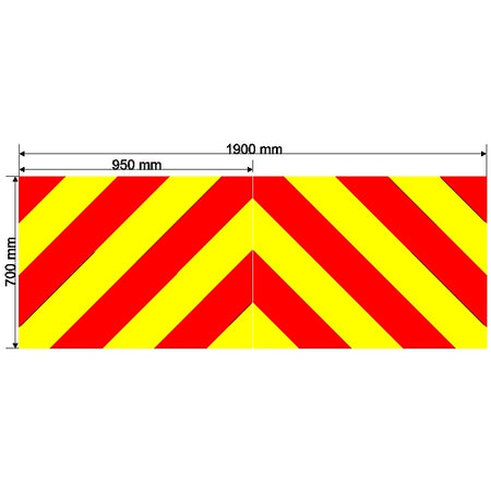Custom Chevron 1900mm x 700mm