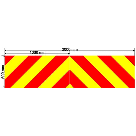 Custom Chevron 2000mm x 500mm