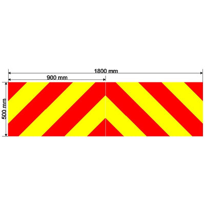 Custom Chevron 1800mm x 500mm