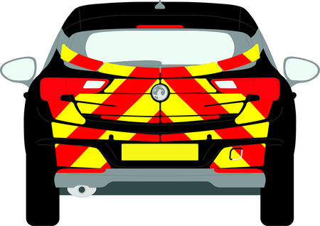 Vauxhall Astra K (Mk7) Hatch Rear Chevrons (2015-2021)
