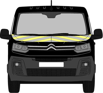 Citroen Berlingo 2018-2021 Bonnet Chevrons