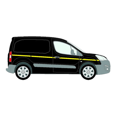 Citroen Berlingo Mk2b SWB SD 2016+  Reflective Side Marking kit