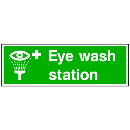 Eye Wash Station Sign