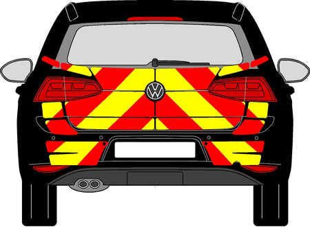 Volkswagen Golf Mk7 (5G) Hatchback Rear Chevrons (2012-2019)