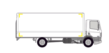 HGV L-Shaped Corner Marks [Pack of 4]