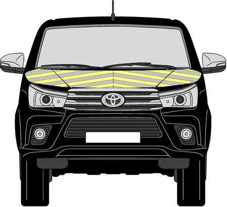 Toyota Hilux 2015+ Bonnet Chevrons