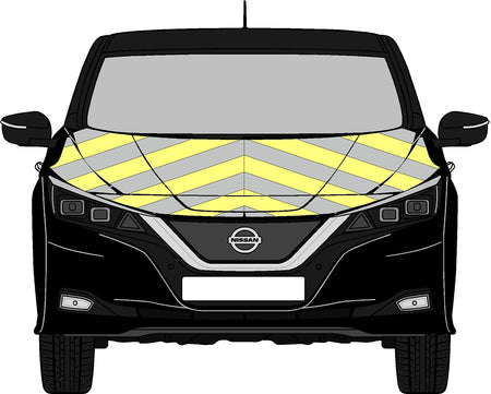 Nissan Leaf Mk2 2018+ Bonnet Chevrons