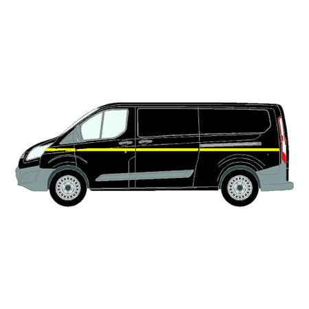 Ford Transit Custom Mk1 LWB 2013+ - Reflective Side Marking kit