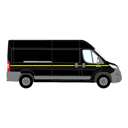 Peugeot Boxer Mk2 LWB DD 2014+ - Reflective Side Marking kit