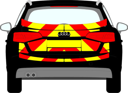 Audi S3 Mk3 5 Door Hatchback Rear Chevrons (2013-2016)