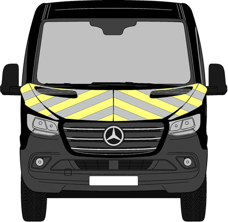 Mercedes Sprinter 2018+ Bonnet Chevrons