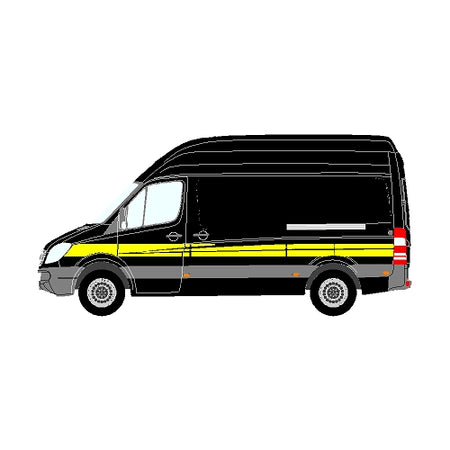 Mercedes Sprinter Mk2 (906) NCV3 MWB Side Marking Stripe 2006+